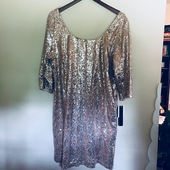 My Michelle Dresses & Skirts - BNWT My Michelle Rose Gold Sequin Dress (16/18)